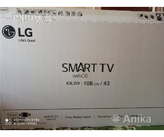 Телевизор LG 43"+кронштейн