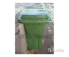 Мусорный контейнер на 120 литров зеленый