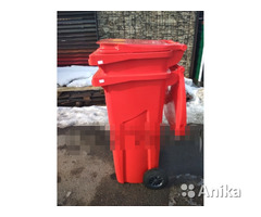 Контейнер для мусора на колесах 120 л. красный - Image 2