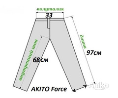 Брюки AKITO Force Motorbike trousers Black Leather - Image 10