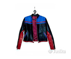 Куртка кожаная женская Fiocchi motorbike jacket - Image 2
