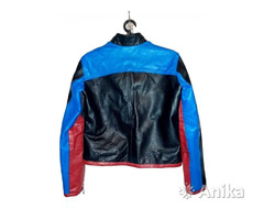 Куртка кожаная женская Fiocchi motorbike jacket - Image 3
