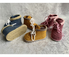 Пинетки для малыша детские ботинки - Image 1
