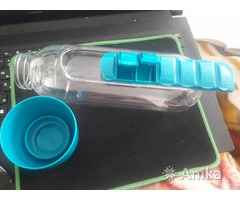 Бутылка для воды 700 мл, с таблетницей - Image 4