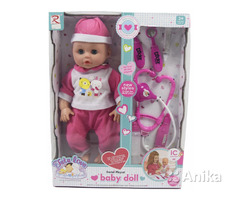 Кукла-пупс с набором доктора интерактивная Baby