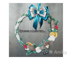 Красивые рождественские венки на дверь - Image 3
