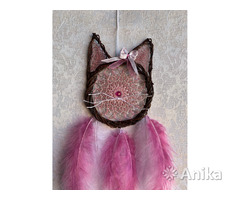 Ловец снов подарок Розовый котенок ручная работа - Image 2