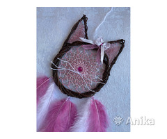 Ловец снов подарок Розовый котенок ручная работа - Image 5