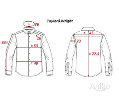 Рубашка мужская Taylor & Wright Slim оригинал из Англии - Image 6