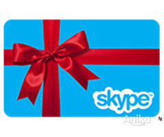 Оригинал ваучера Skype на 10 долларов США
