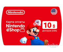 Карта Nintendo eShop 10$ USD (США)