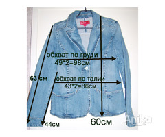 Куртка синяя джинсовая, новая, р.50 - Image 4