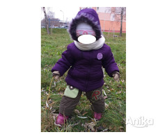 Фиолетовая куртка теплая на 1-2года - Image 5