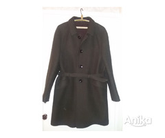 Пальто мужское коричневое из 60х г, б.у, р 50-52 - Image 2