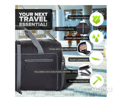 Большая 70L складная, водонепроницаемая сумка для багажа, туризма - Image 2