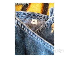 Сарафаны джинсовые на 8-12мес (р.74-80), как новые, б.у - Image 6