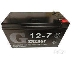 Аккумулятор G-ENERGY GS 12-7 ёмкость 7Ah технология AGM напряжение 12V
