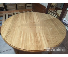 Круглый стол из дуба 1400 мм - Image 5