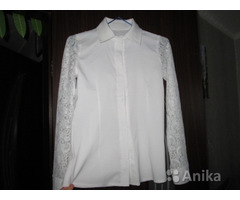 Блузка белая 152-158см