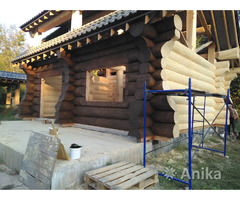 Шлифовка деревянных домов и срубов в Беларуси