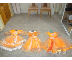 Платья нарядные "Оранжевый коктейль"