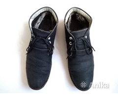 Ботинки кожаные мужские PANDA нубук на меху - Image 3