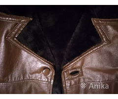 Куртка кожаная мужская на меху made in England - Image 5